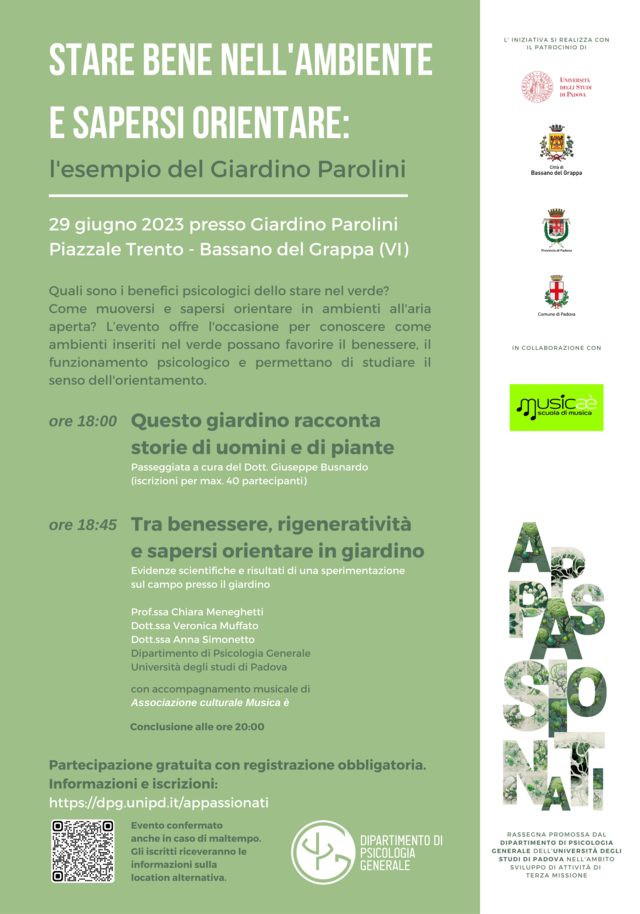 poster 29 giugno Giardino Parolini APPASSIONATI