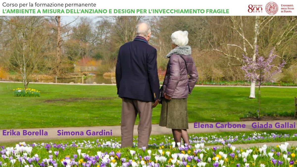 L'ambiente a misura dell'anziano e design per l'invecchiamento fragile